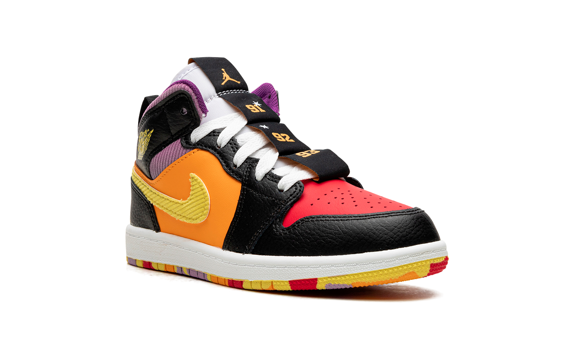 jordan 1 mid ss six championships ps+FD1319-007+diagnol right view