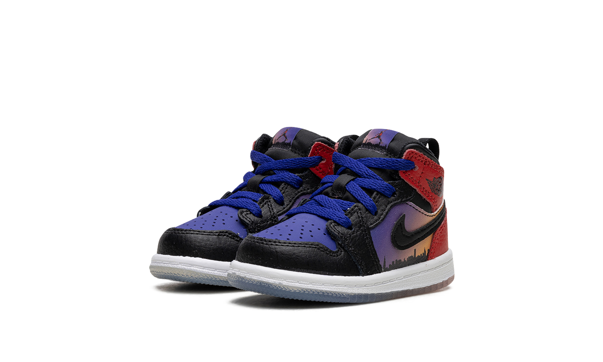 jordan 1 mid ss skyline td+DX4377-400+diagnol left view