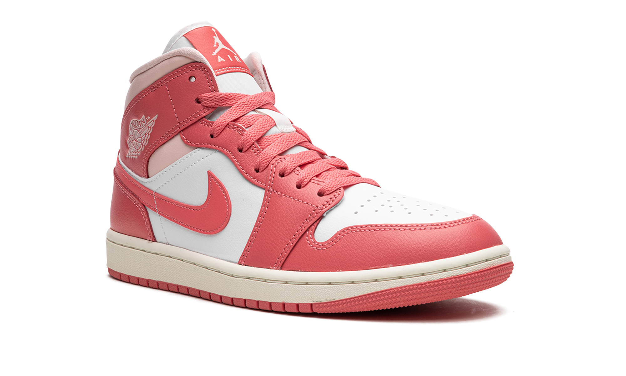 jordan 1 mid strawberries and cream women s+BQ6472-186+diagnol right view