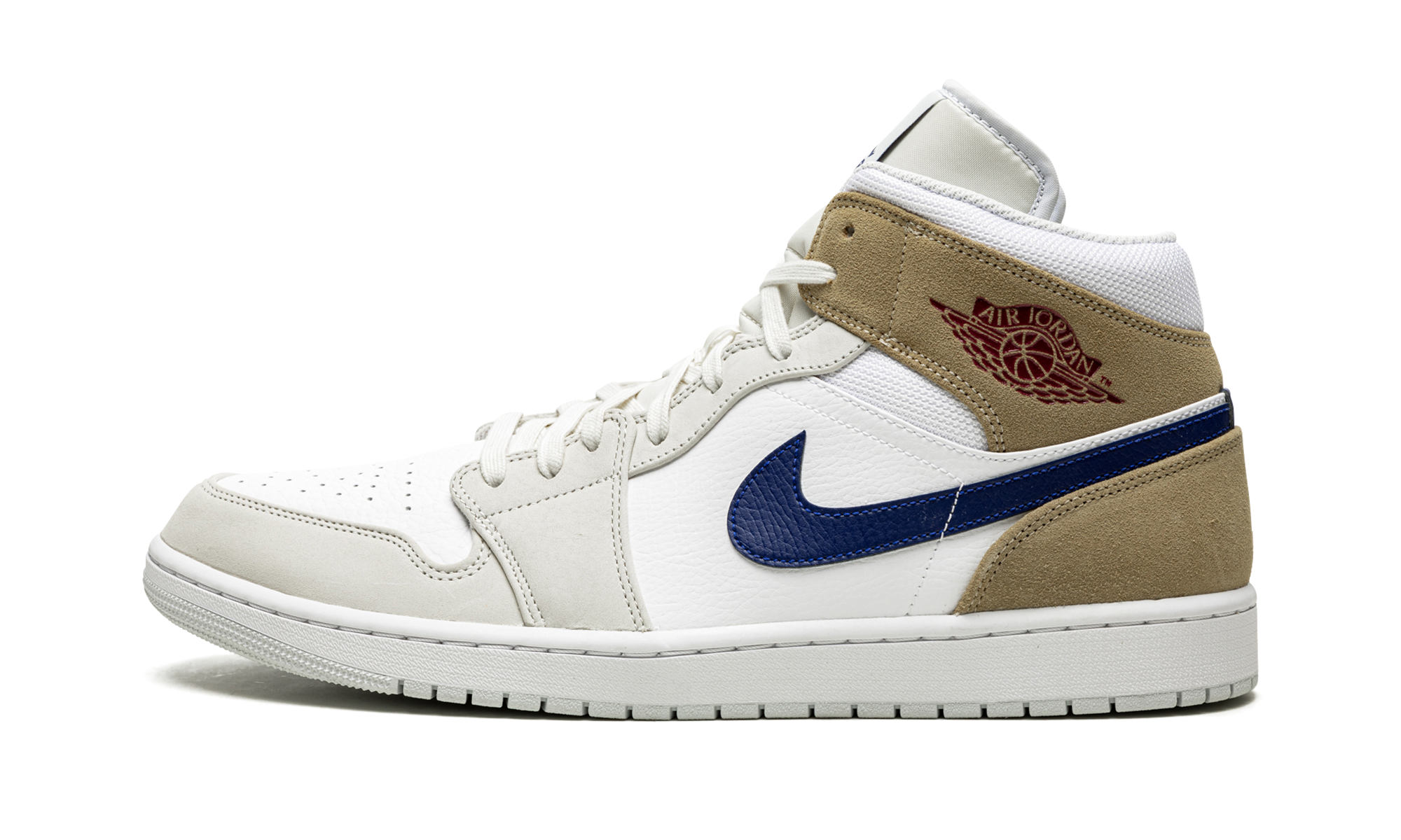 jordan 1 mid tan suede+DO6726-100+diagnol right view 1