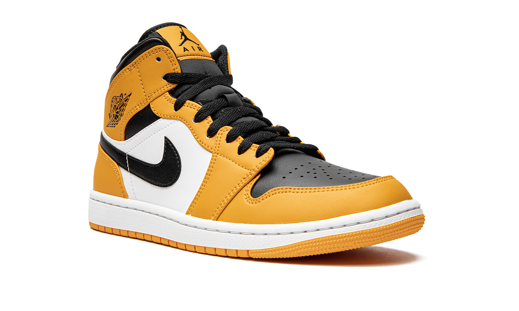 jordan 1 mid taxi+554724-701+diagnol right view