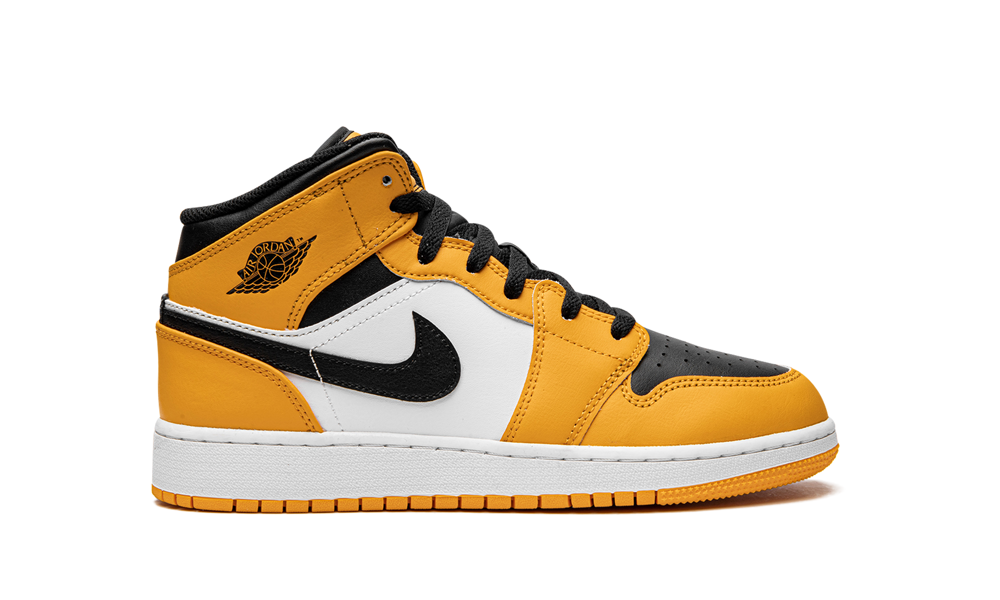 jordan 1 mid taxi gs+554725-701+right view