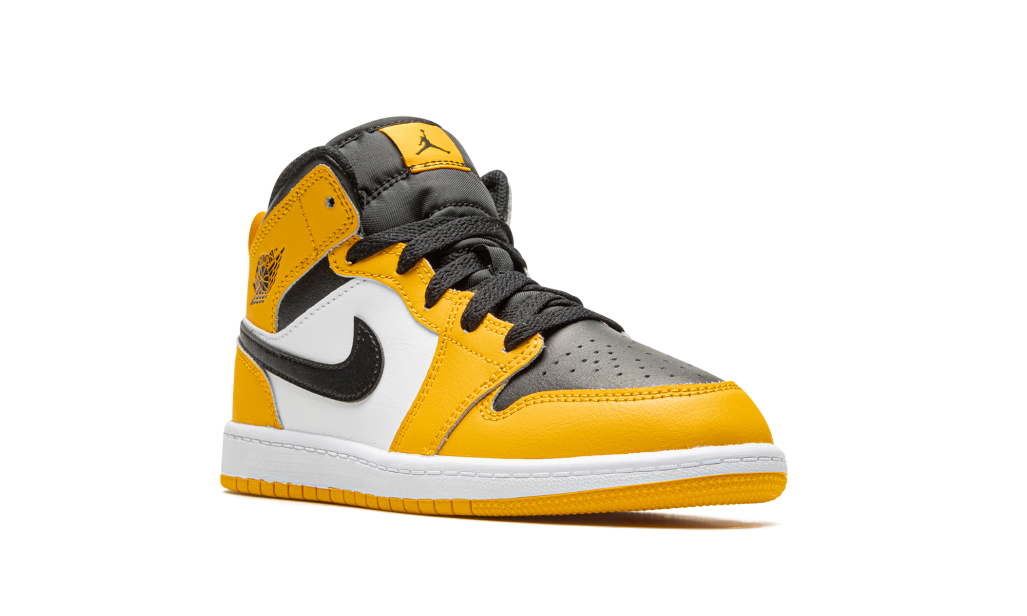 jordan 1 mid taxi ps+640734-701+diagnol right view