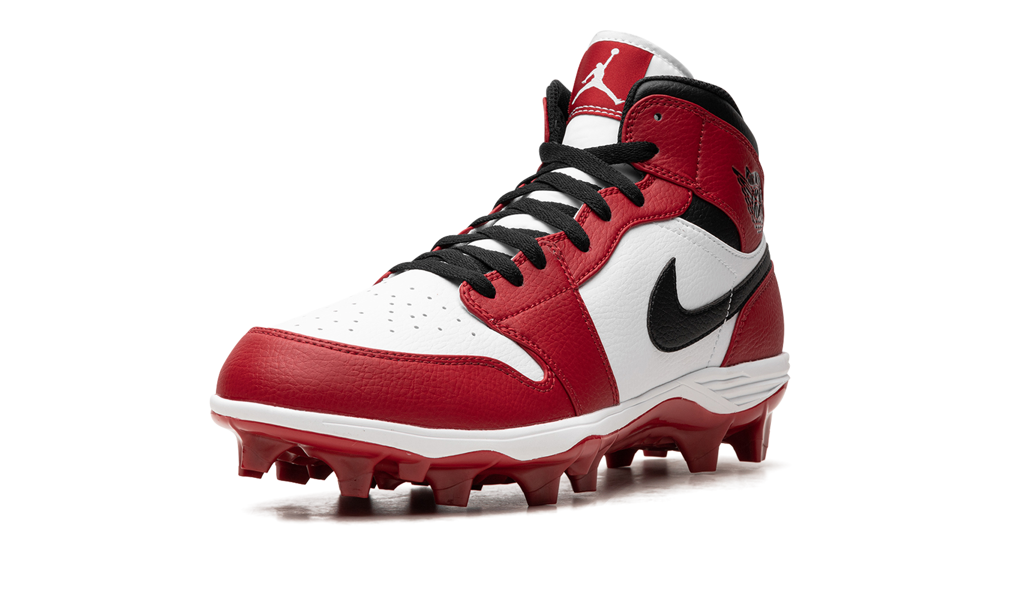 jordan 1 mid td cleat chicago 2023+FJ6805-106+left diagnol single view