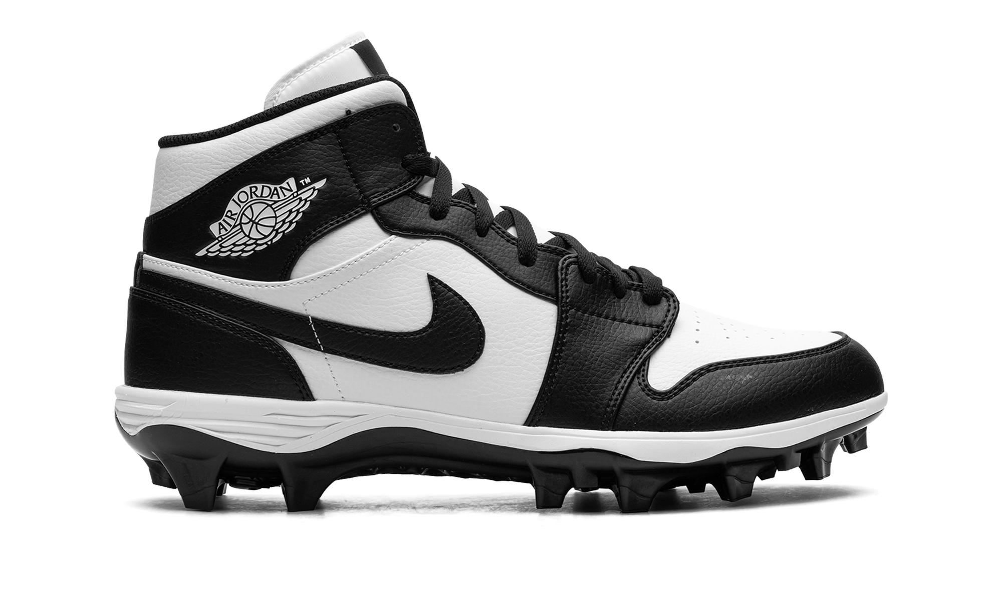 jordan 1 mid td cleat panda+FJ6805-100+right view