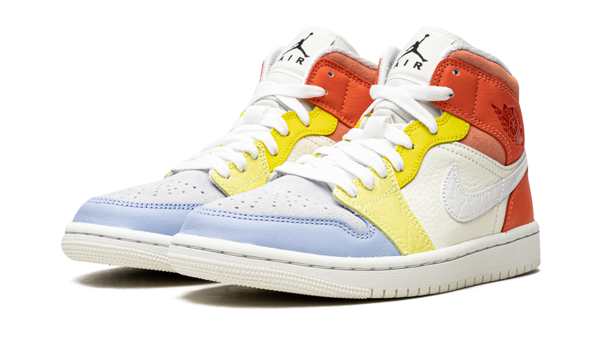 jordan 1 mid to my first coach women s+DJ6908-100+diagnol left view