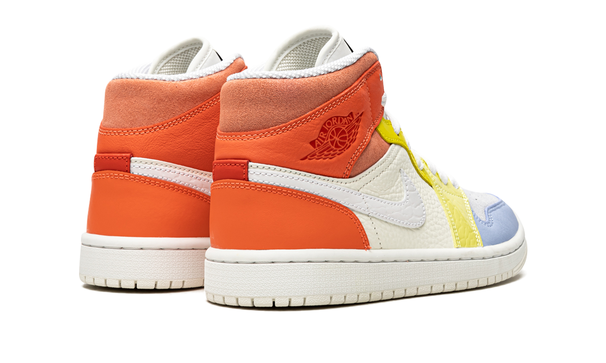 jordan 1 mid to my first coach women s+DJ6908-100+diagnol right behind view