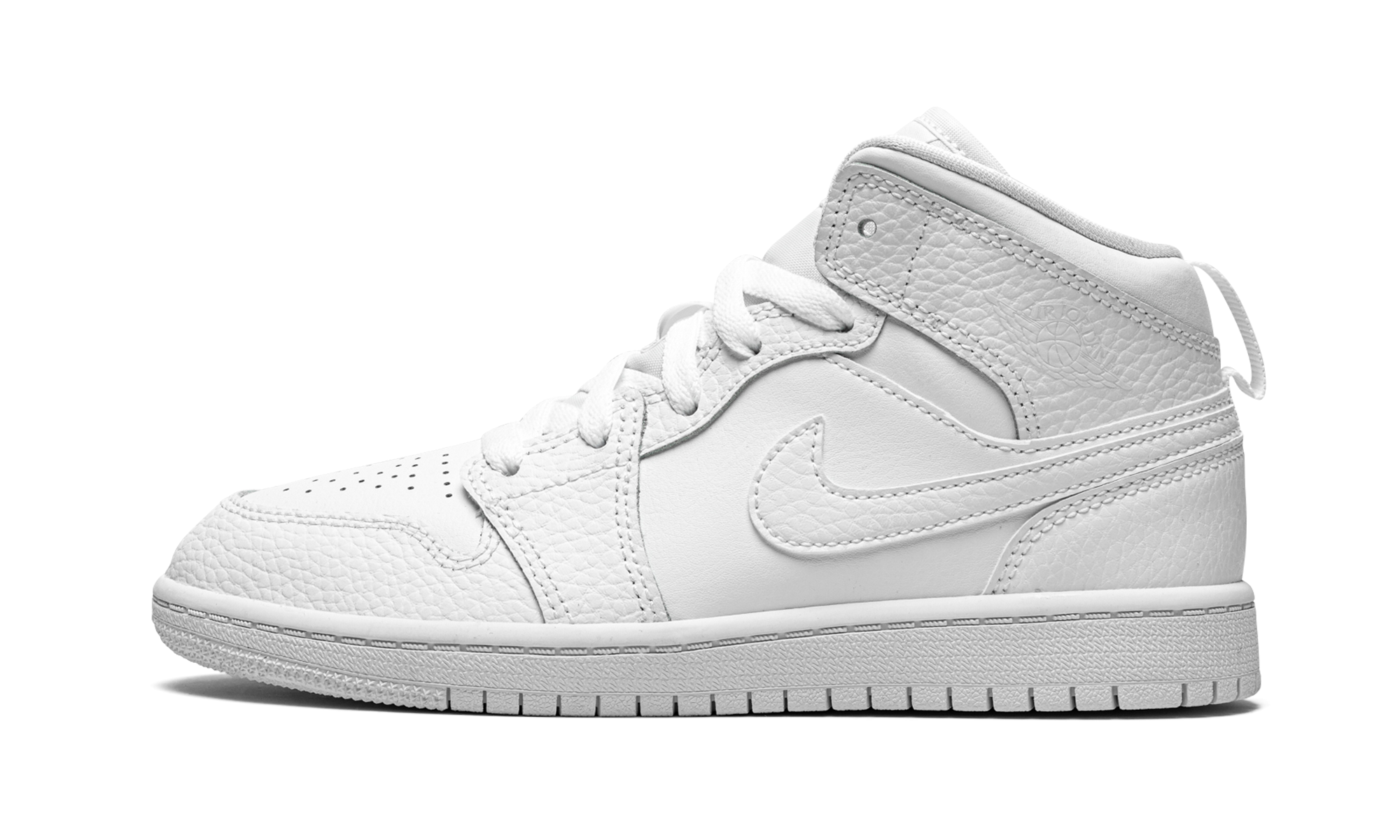 jordan 1 mid triple white 2021 ps+640734-130+diagnol right view 1