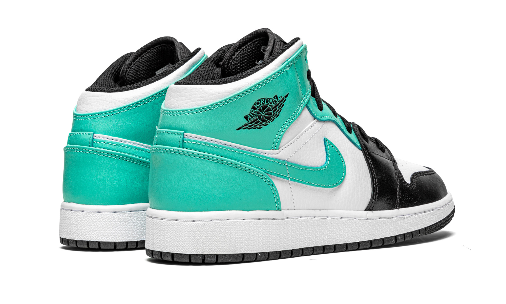 jordan 1 mid tropical twist igloo gs+554725-132+diagnol right behind view