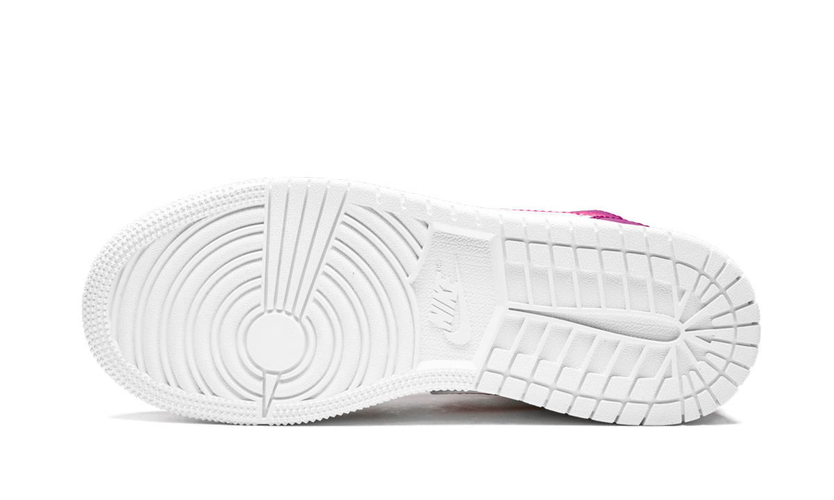 jordan 1 mid true berry rush pink gs+555112-661+bottom view