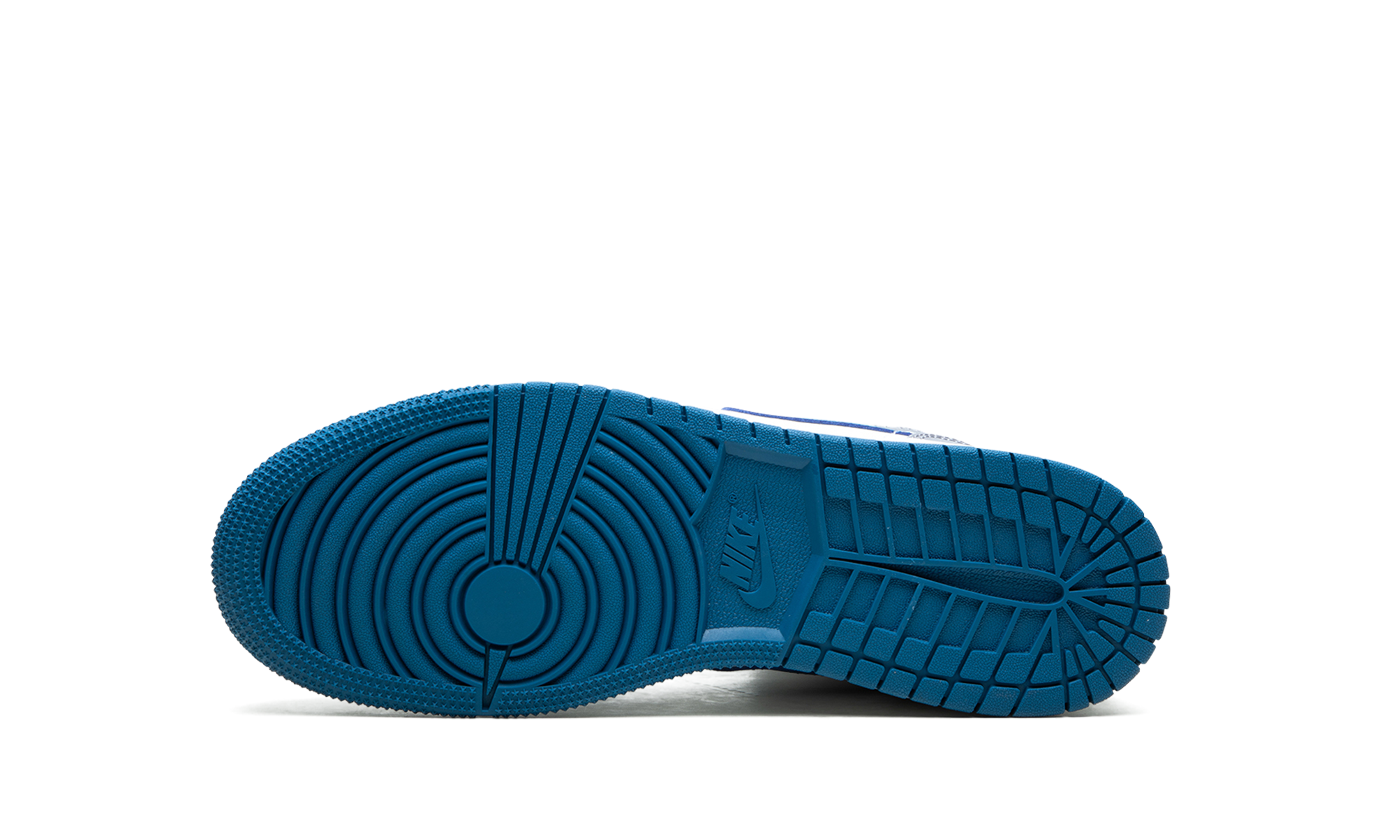 jordan 1 mid true blue cement gs+DQ8423-014+bottom view
