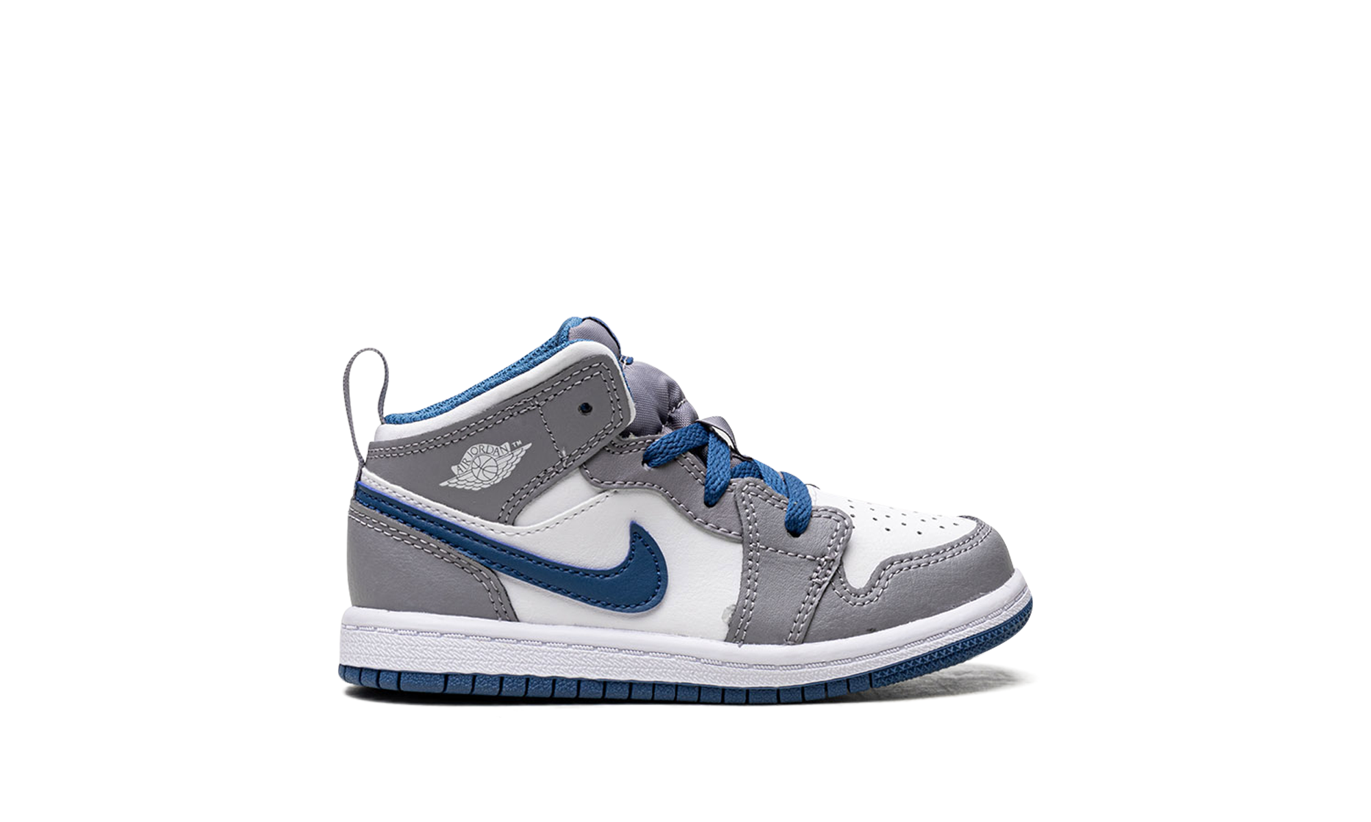 jordan 1 mid true blue cement td+DQ8425-014+right view