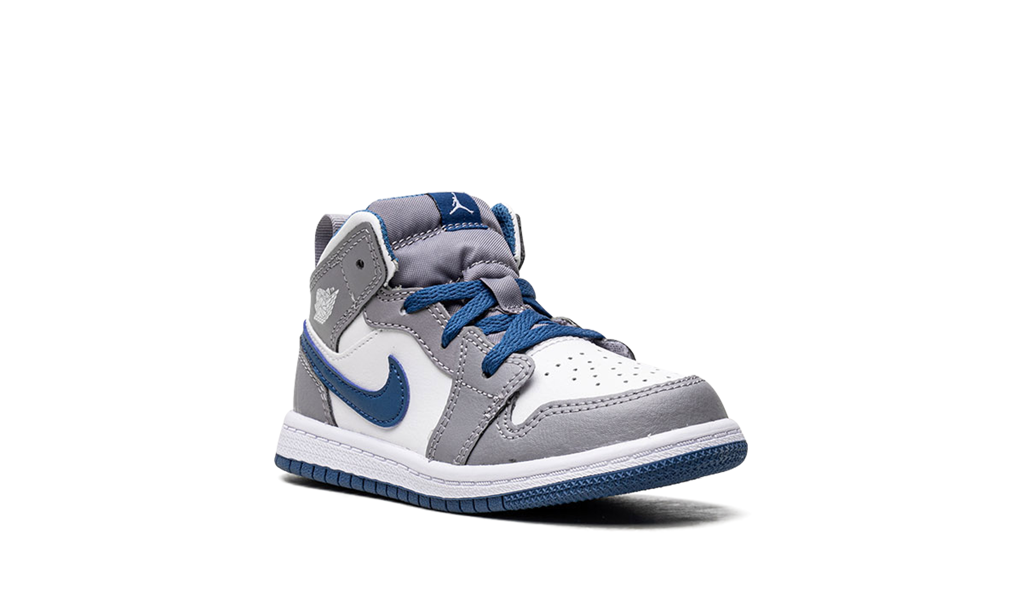 jordan 1 mid true blue cement td+DQ8425-014+diagnol right view