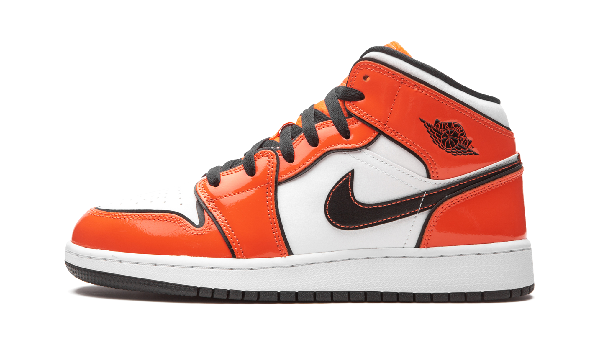 jordan 1 mid turf orange gs+BQ6931-802+diagnol right view 1