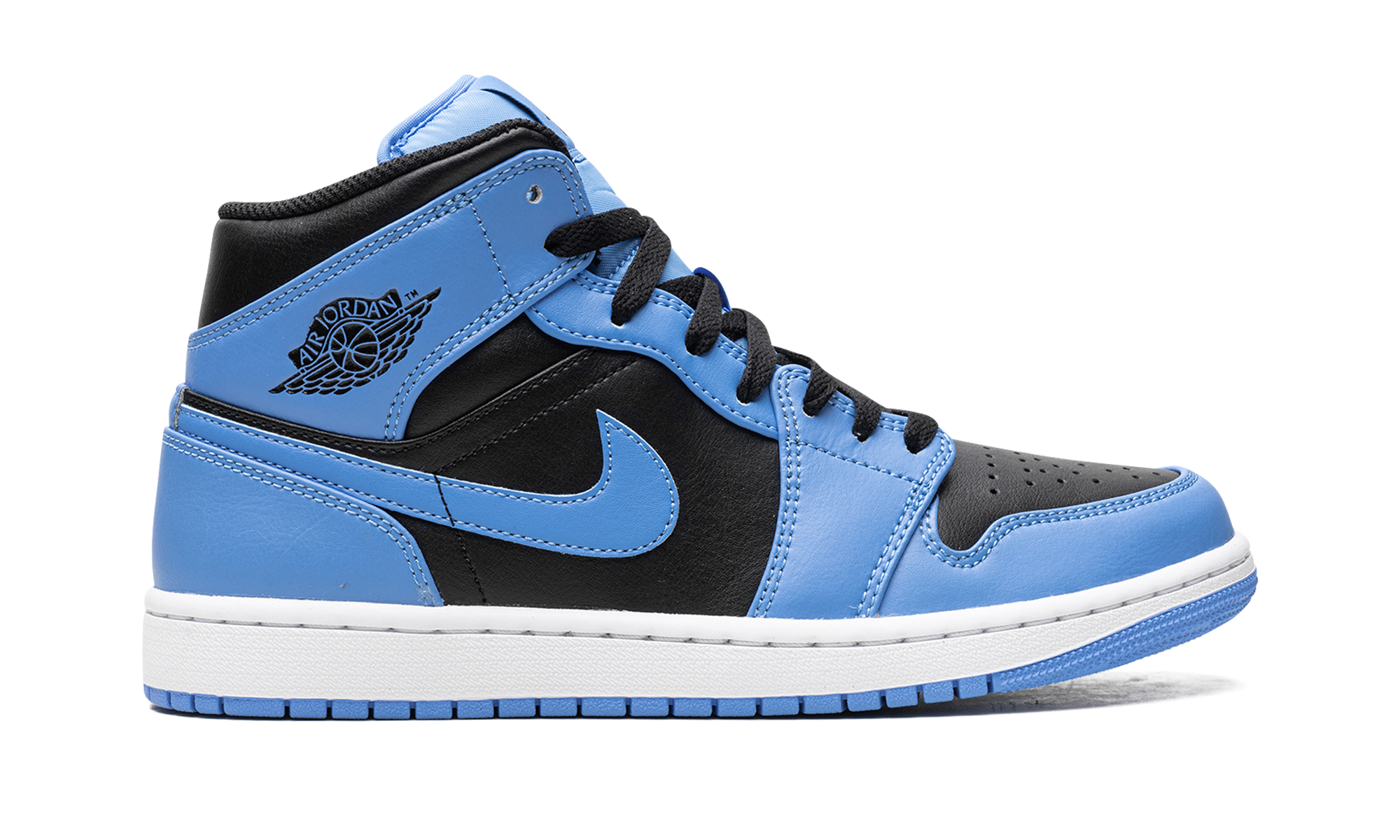 jordan 1 mid university blue black+DQ8426-401+right view