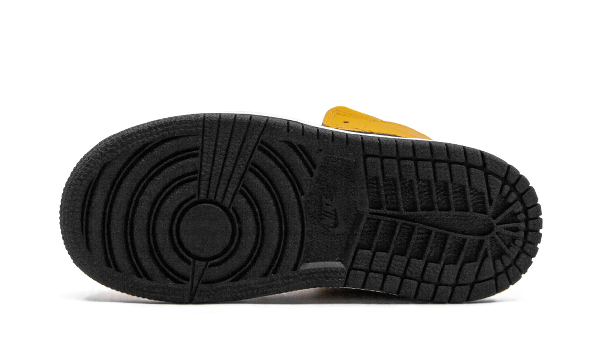 jordan 1 mid university gold black td+640735-700+bottom view