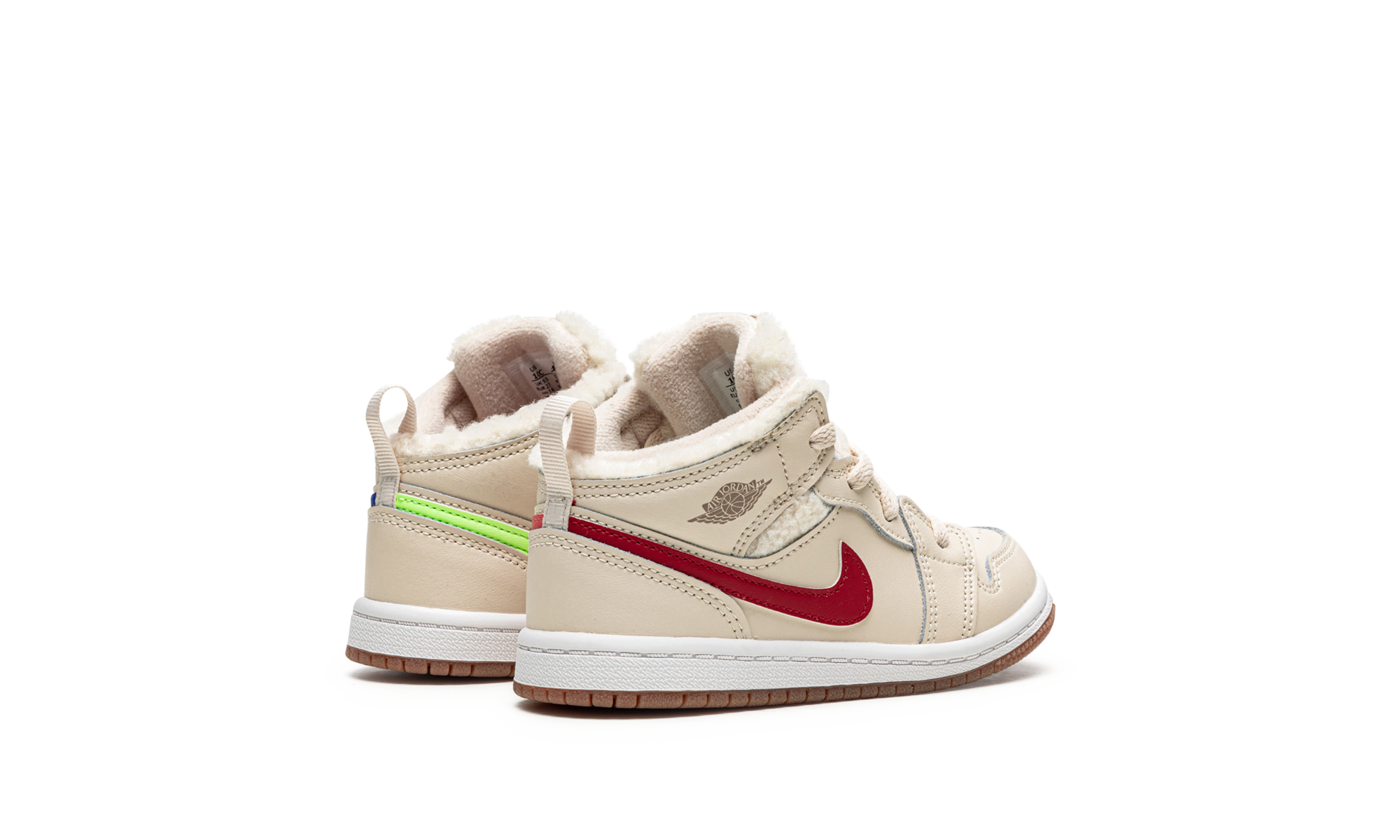 jordan 1 mid utility fleece pearl white td+DO2209-264+diagnol right behind view