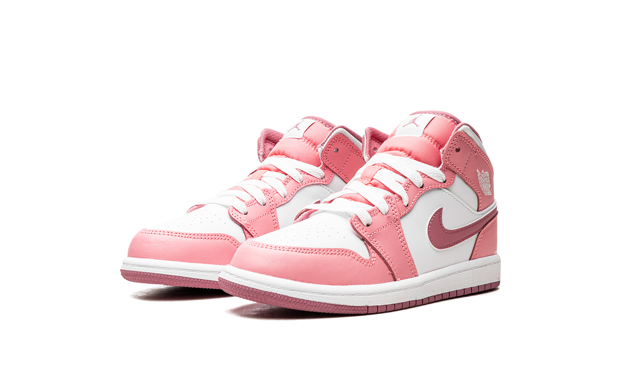 jordan 1 mid valentine s day 2023 ps+DQ8424-616+diagnol left view