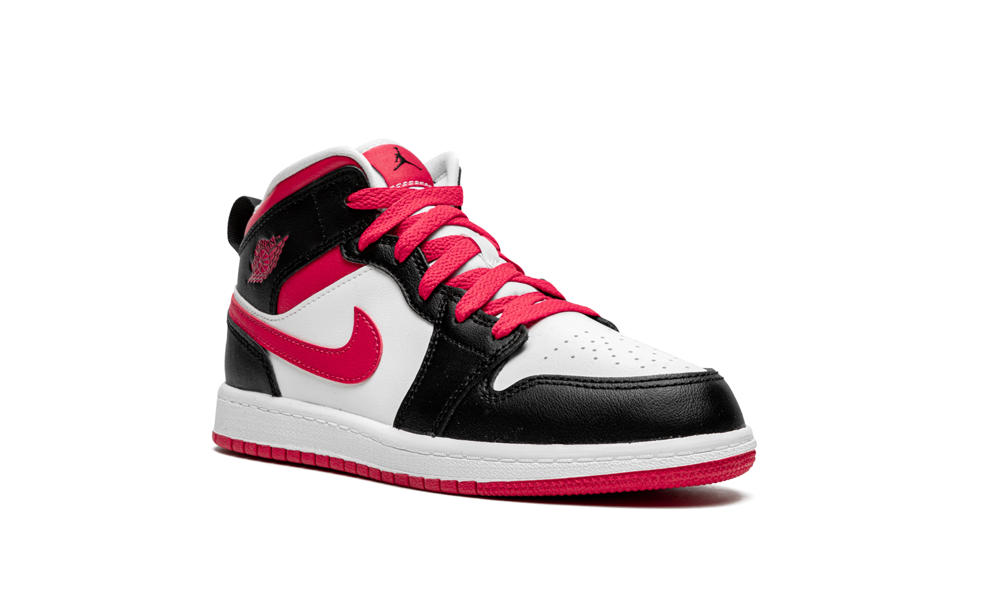 jordan 1 mid very berry ps+640734-016+diagnol right view