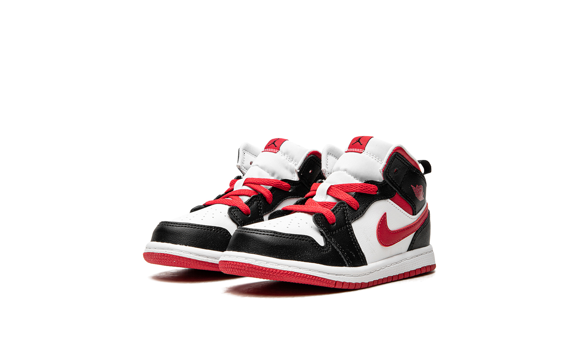 jordan 1 mid very berry td+640735-016+diagnol left view