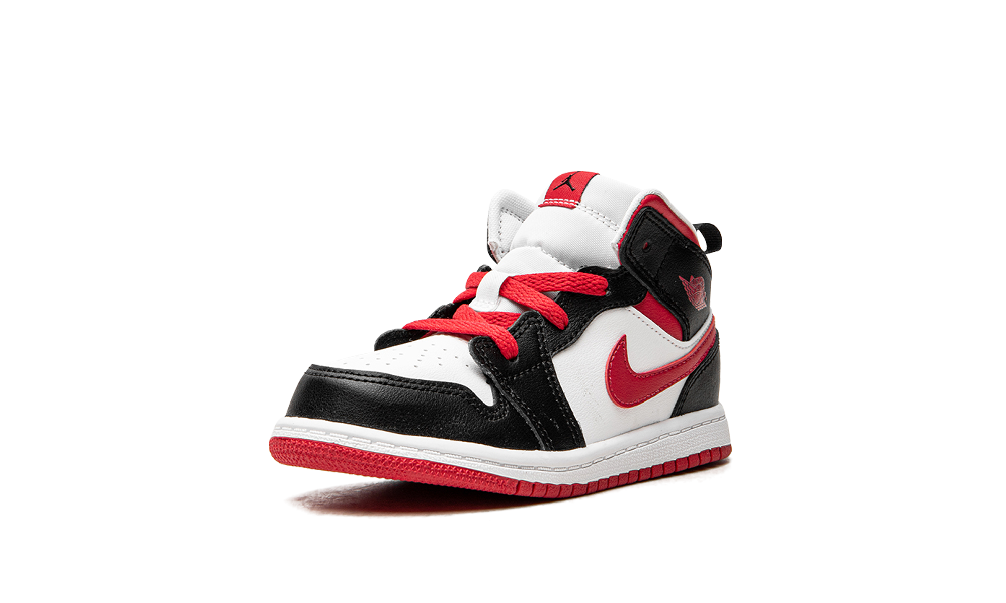 jordan 1 mid very berry td+640735-016+left diagnol single view