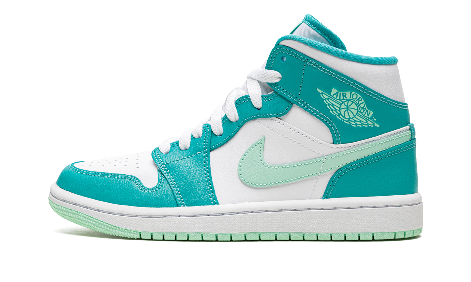 jordan 1 mid washed teal women s+DV2229-300+diagnol right view 1