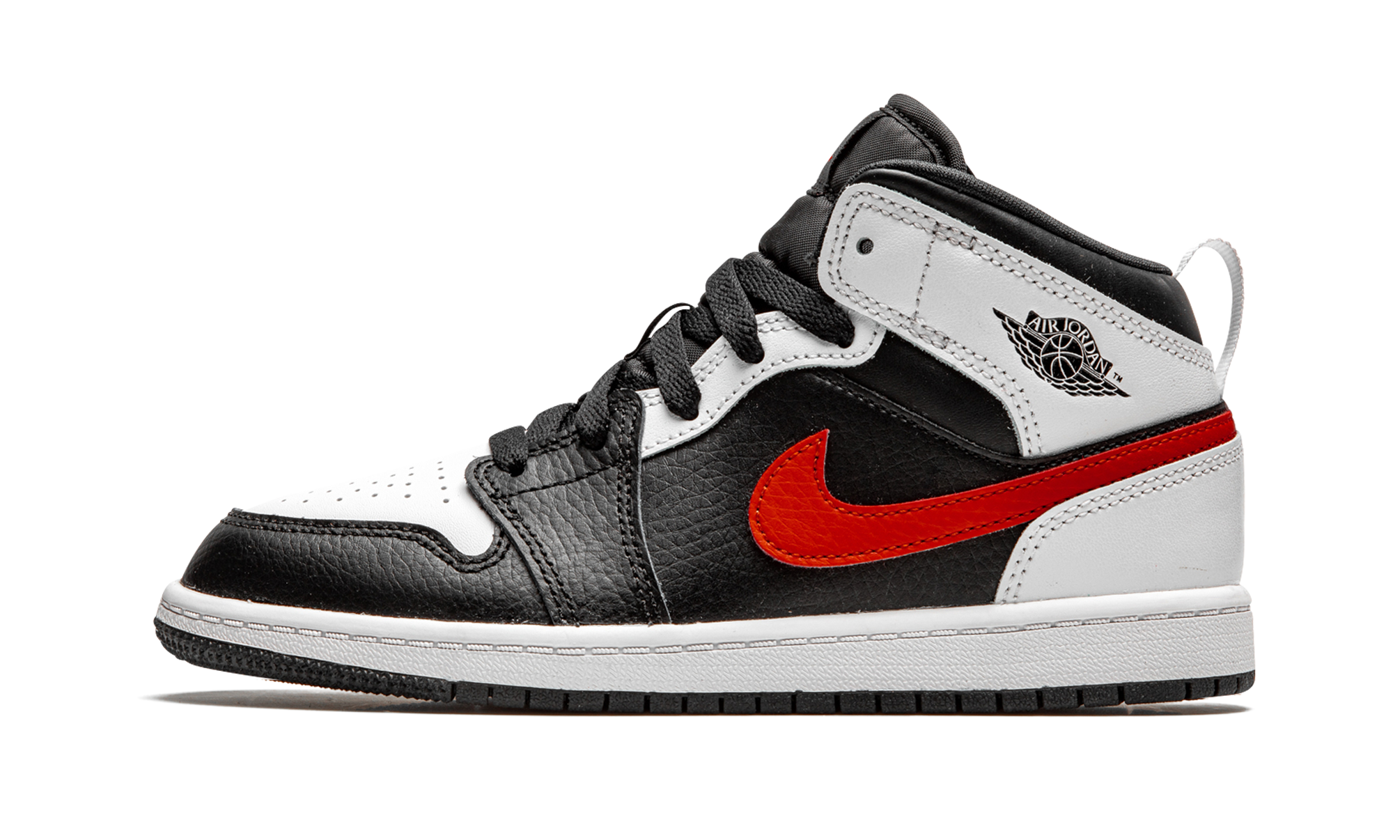 jordan 1 mid white black chile red ps+640734-075+diagnol right view 1