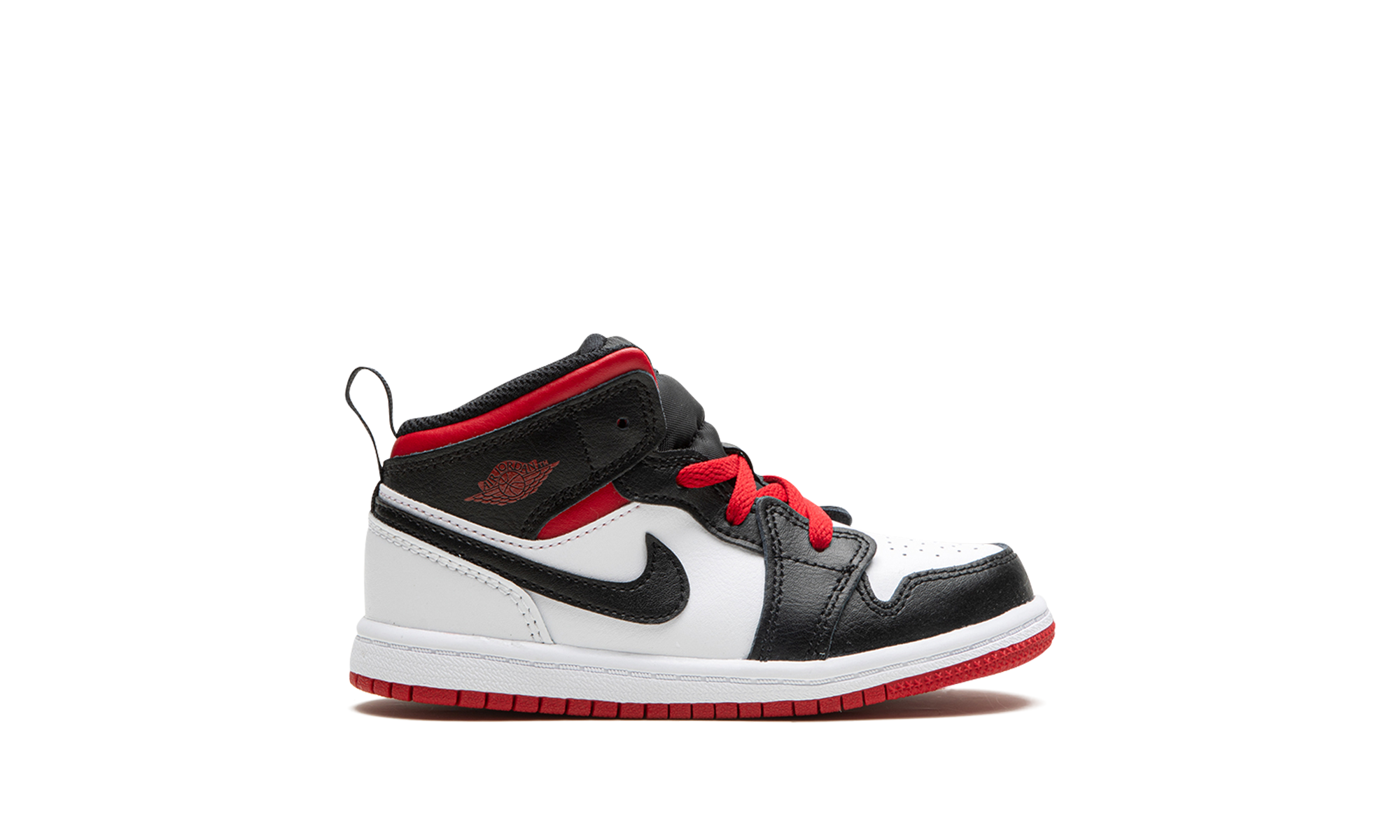 jordan 1 mid white gym red td+DQ8425-106+right view