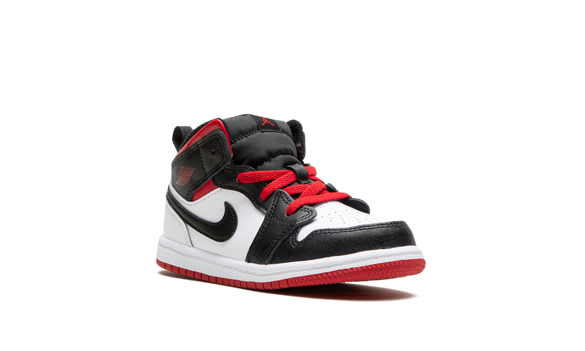jordan 1 mid white gym red td+DQ8425-106+diagnol right view