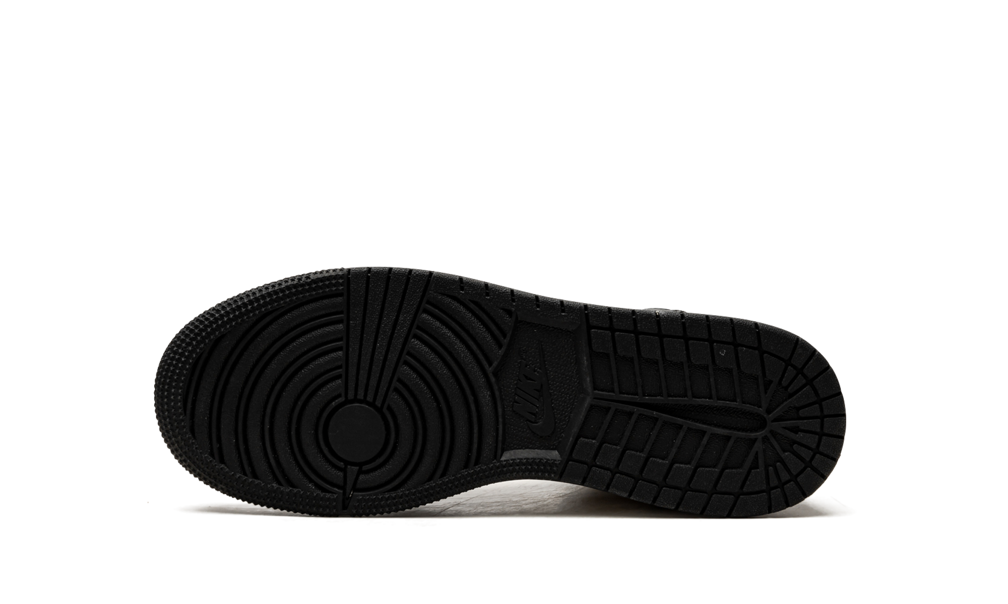jordan 1 mid white pollen black gs+554725-177+bottom view