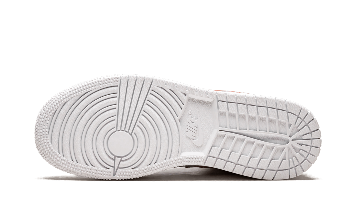 jordan 1 mid white rose gold gs+555112-190+bottom view
