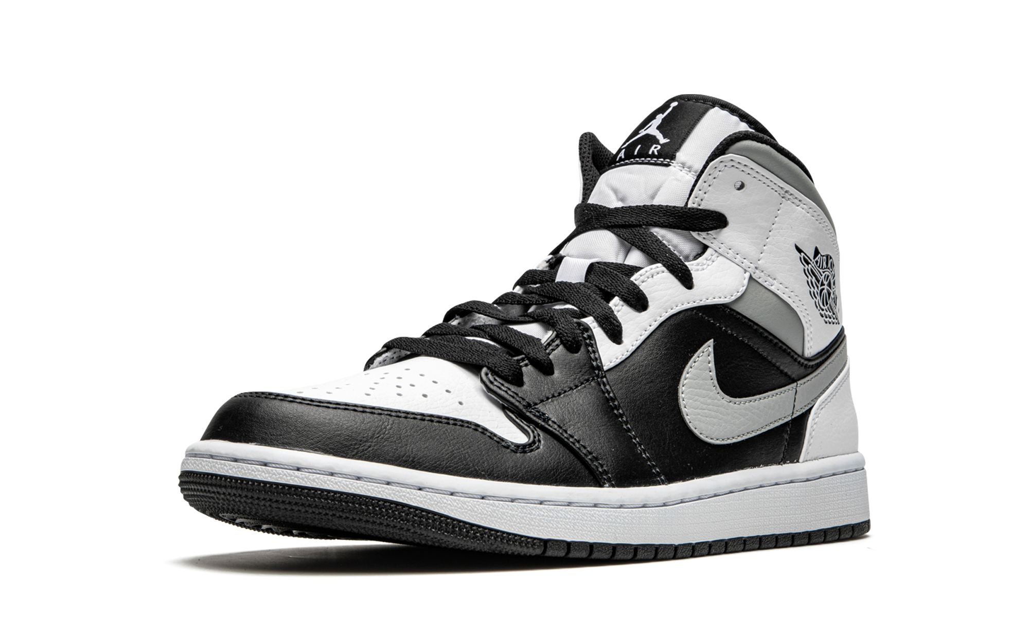 jordan 1 mid white shadow+554724-073+left diagnol single view