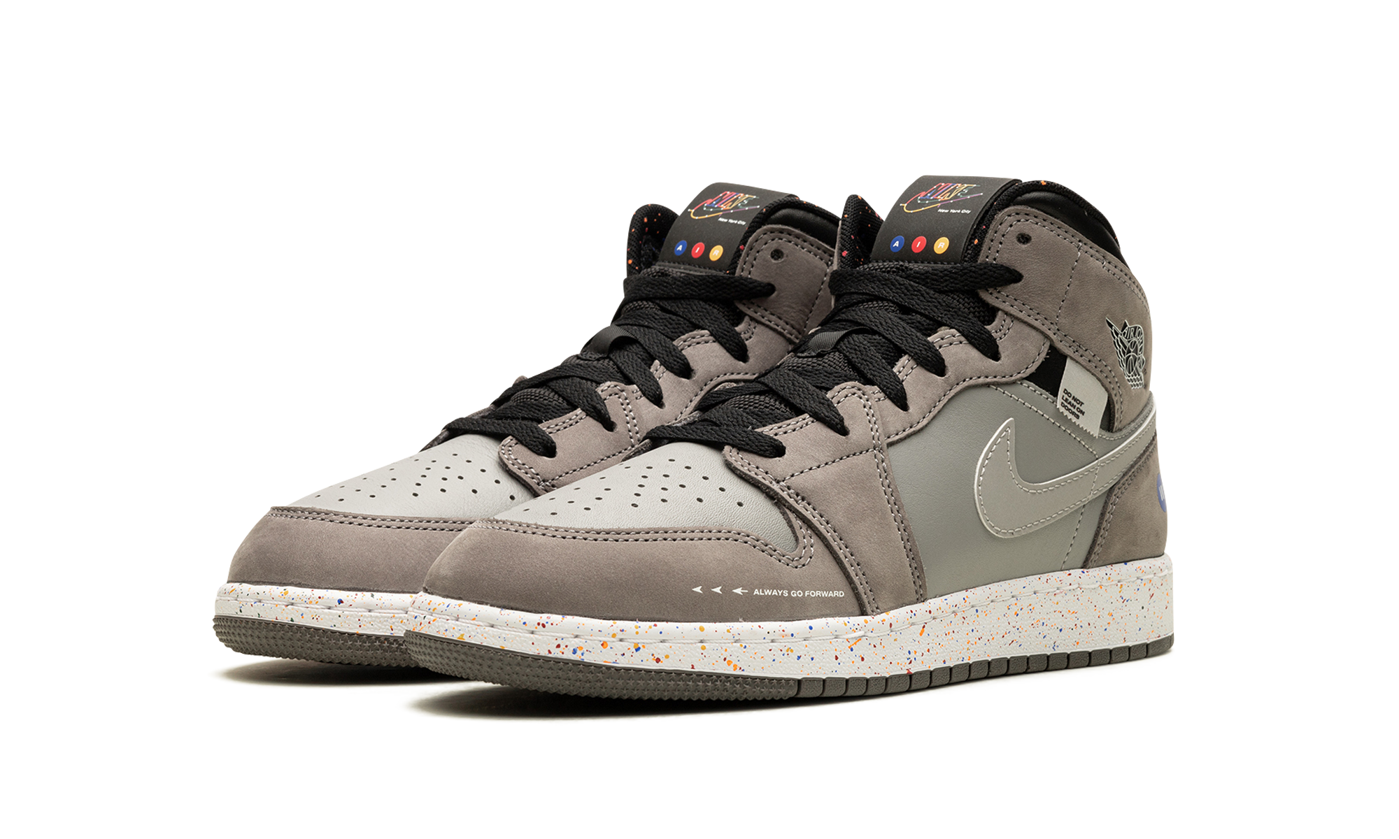 jordan 1 mid wings nyc subway gs+FZ1209-001+diagnol left view
