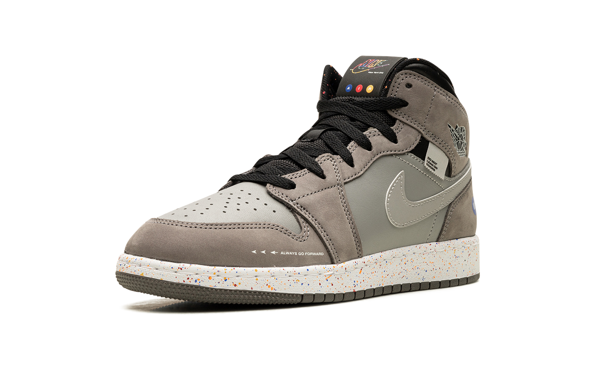 jordan 1 mid wings nyc subway gs+FZ1209-001+left diagnol single view