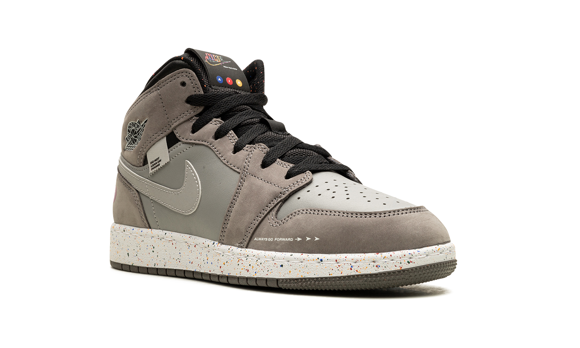 jordan 1 mid wings nyc subway gs+FZ1209-001+diagnol right view