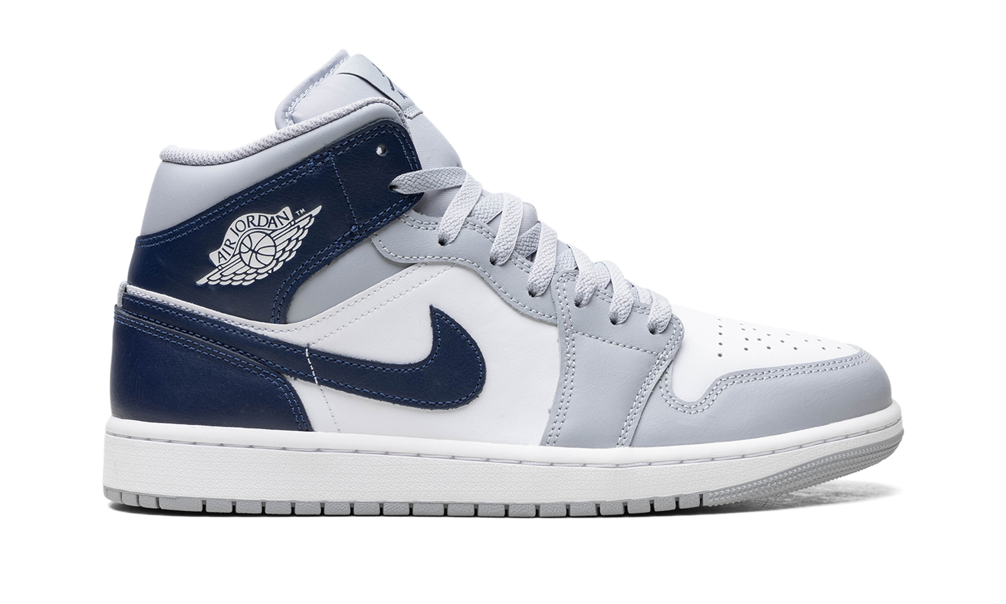 jordan 1 mid wolf grey midnight navy+DQ8426-104+bottom view