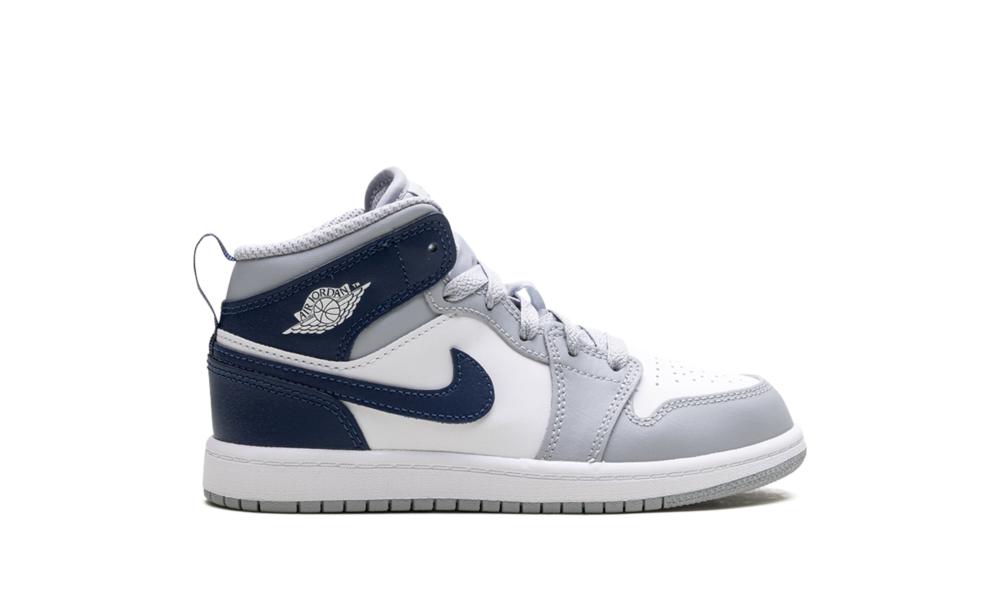 jordan 1 mid wolf grey midnight navy ps+DQ8424-104+right view