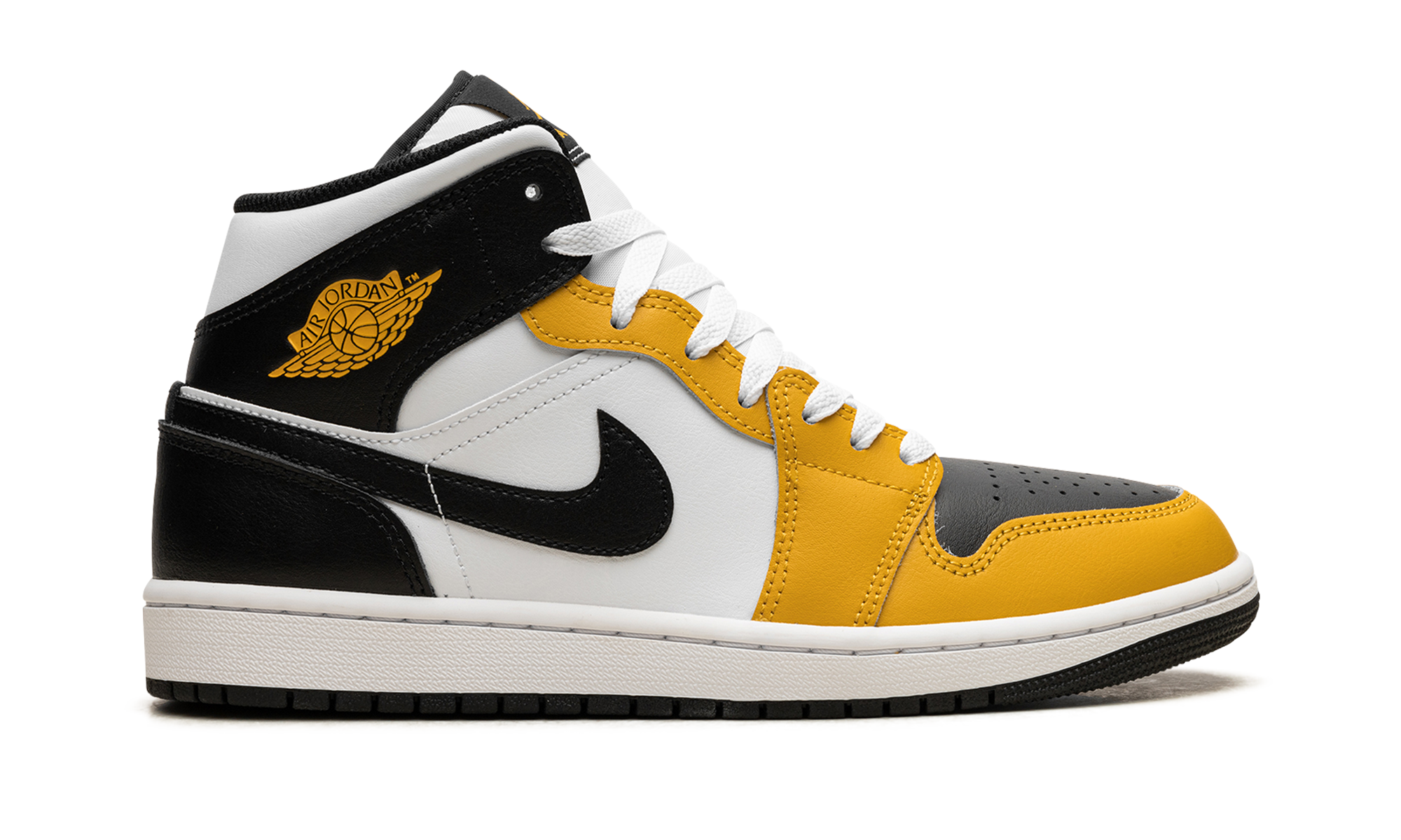 jordan 1 mid yellow ochre+DQ8426-701+right view