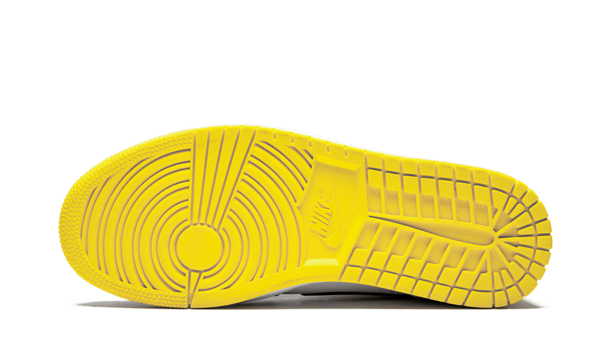 jordan 1 mid yellow toe black+852542-071+bottom view