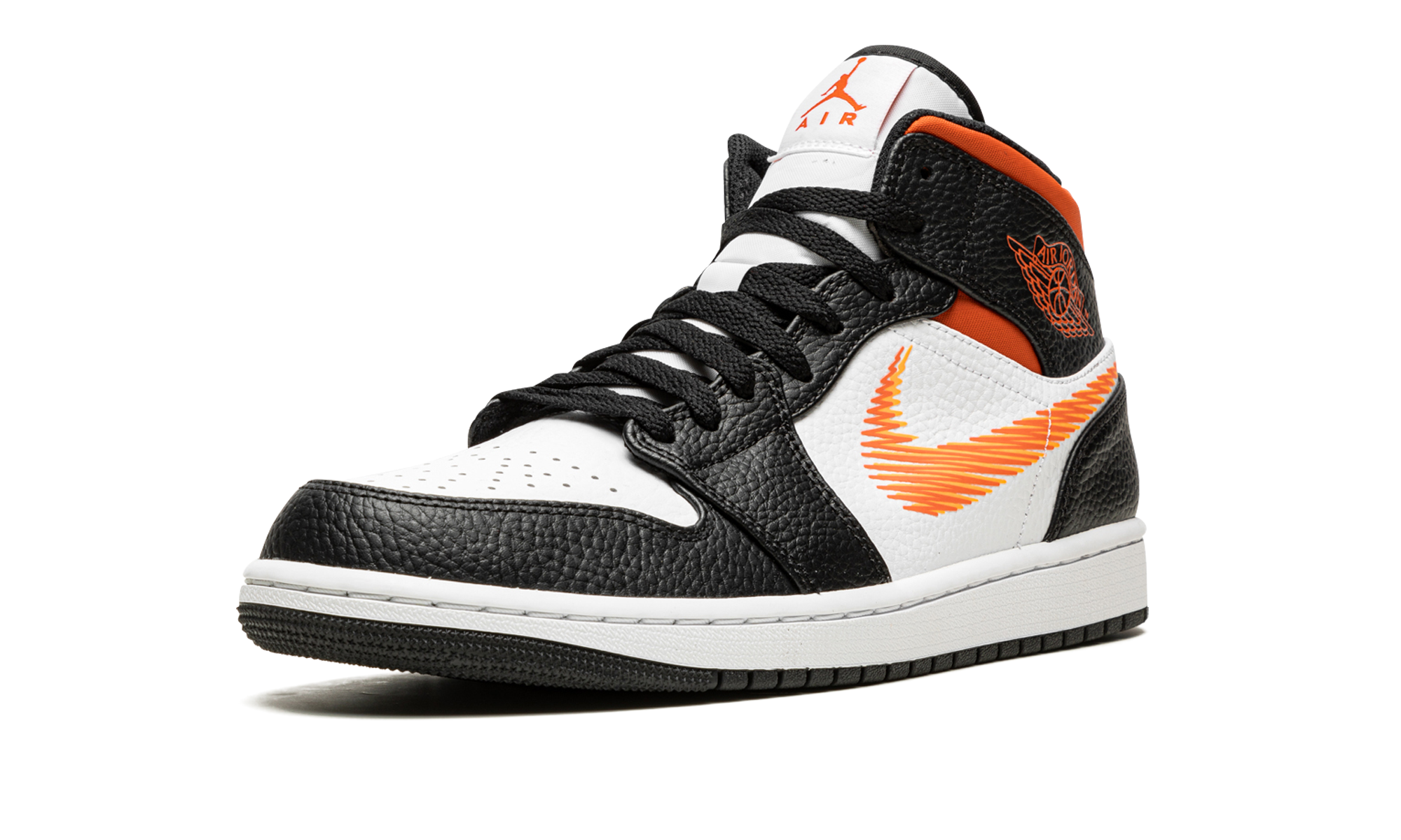 jordan 1 mid zig zag swoosh+DN4929-100+left diagnol single view