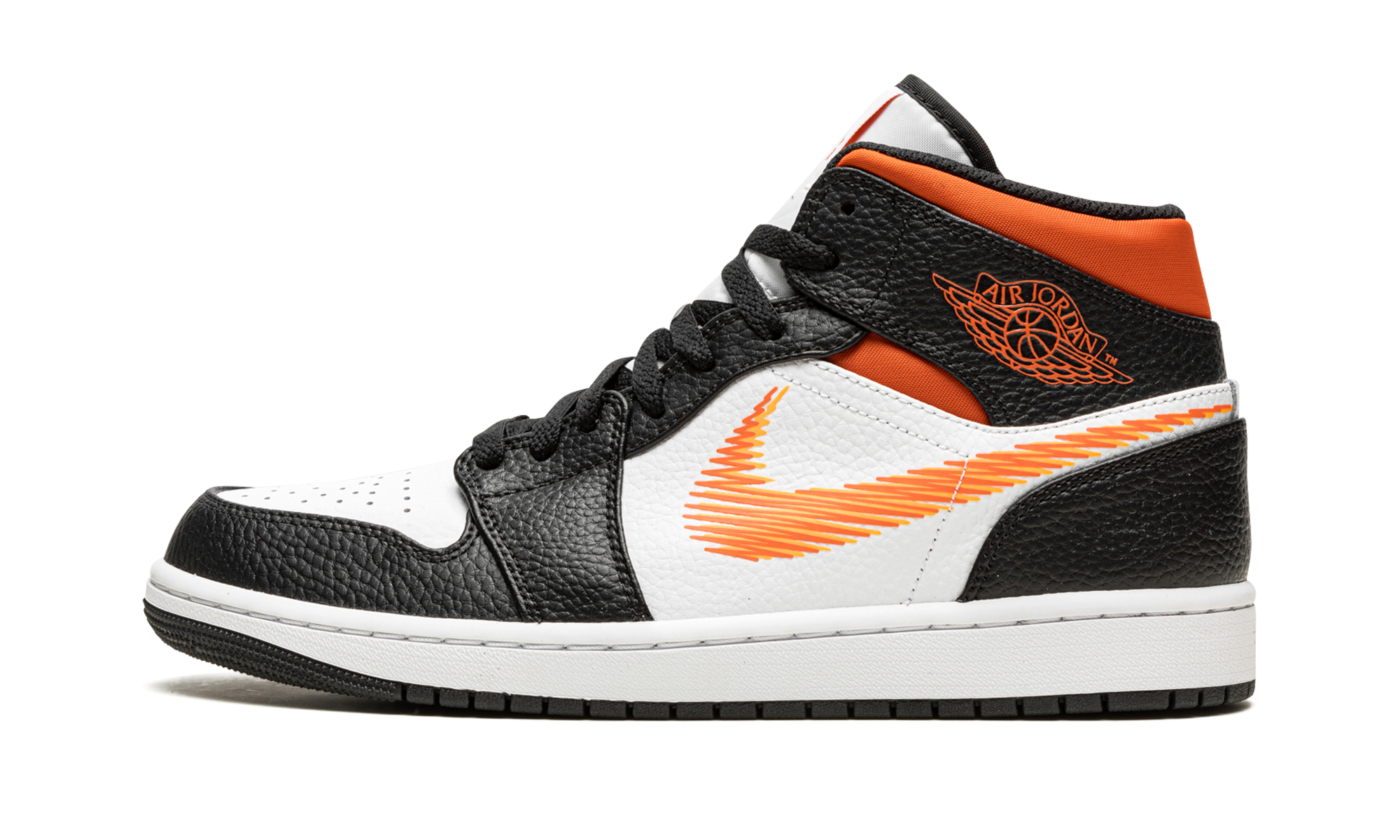 jordan 1 mid zig zag swoosh+DN4929-100+diagnol right view 1