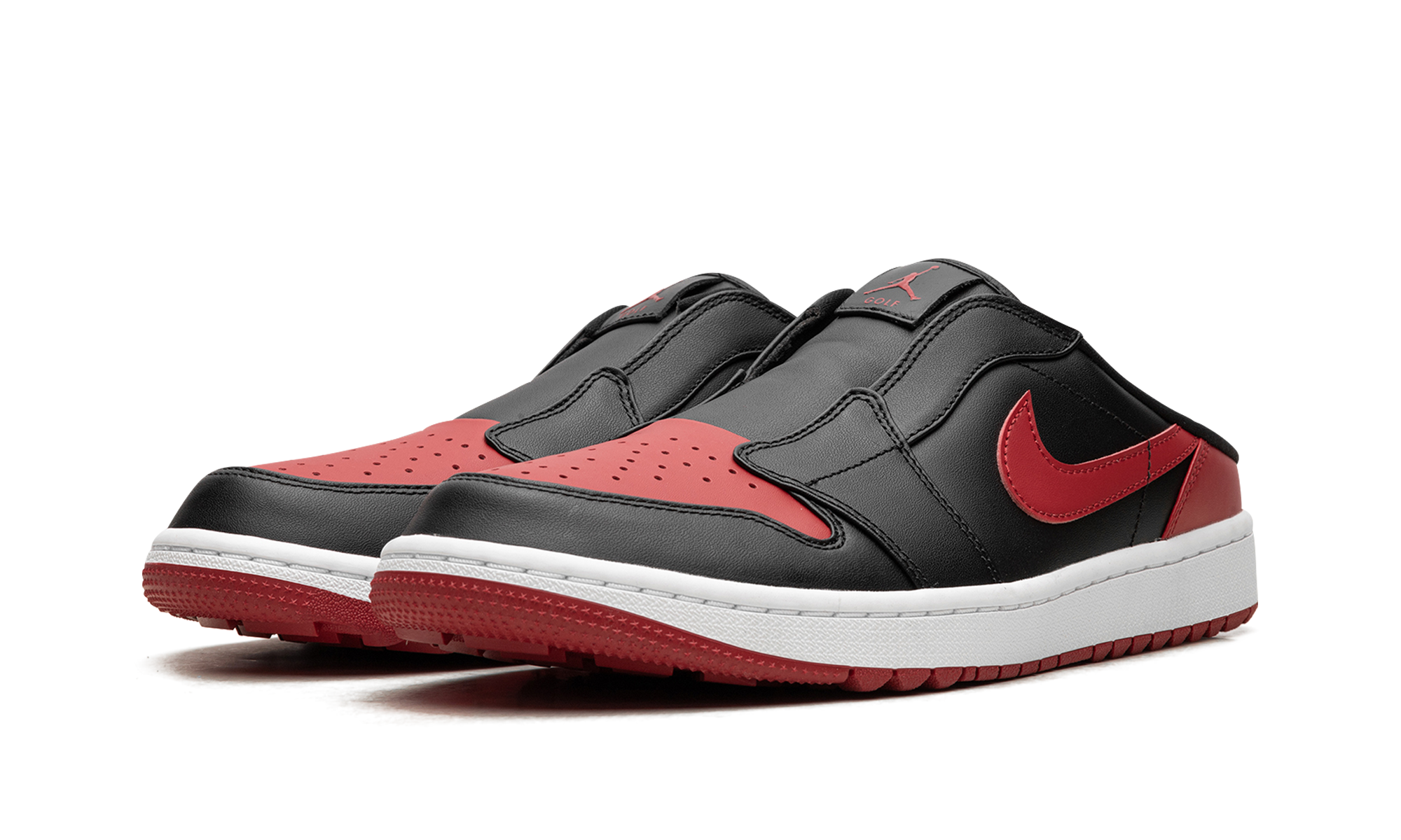 jordan 1 mule golf bred+FJ1214-001+diagnol left view