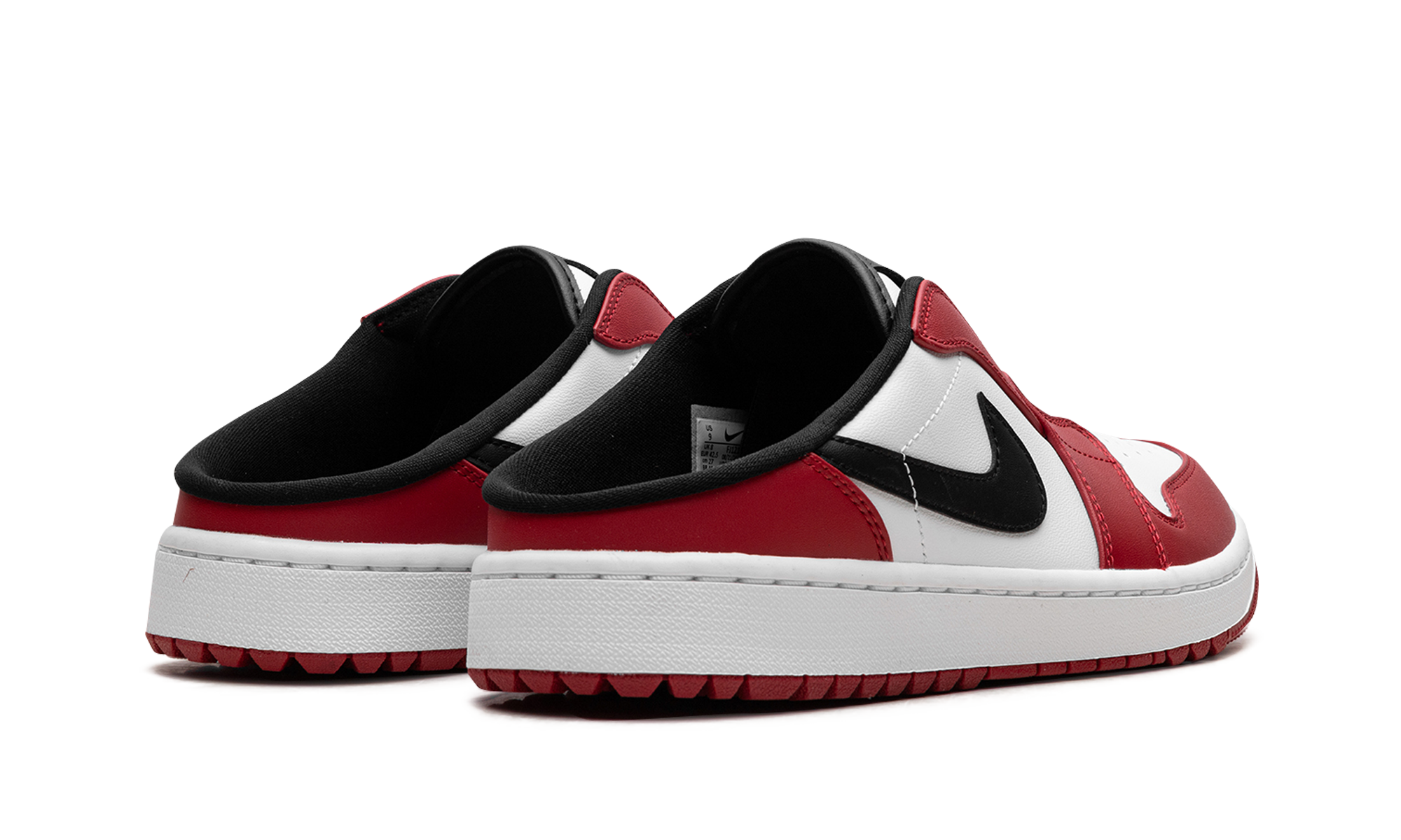 jordan 1 mule golf chicago+FJ1214-101+diagnol right behind view