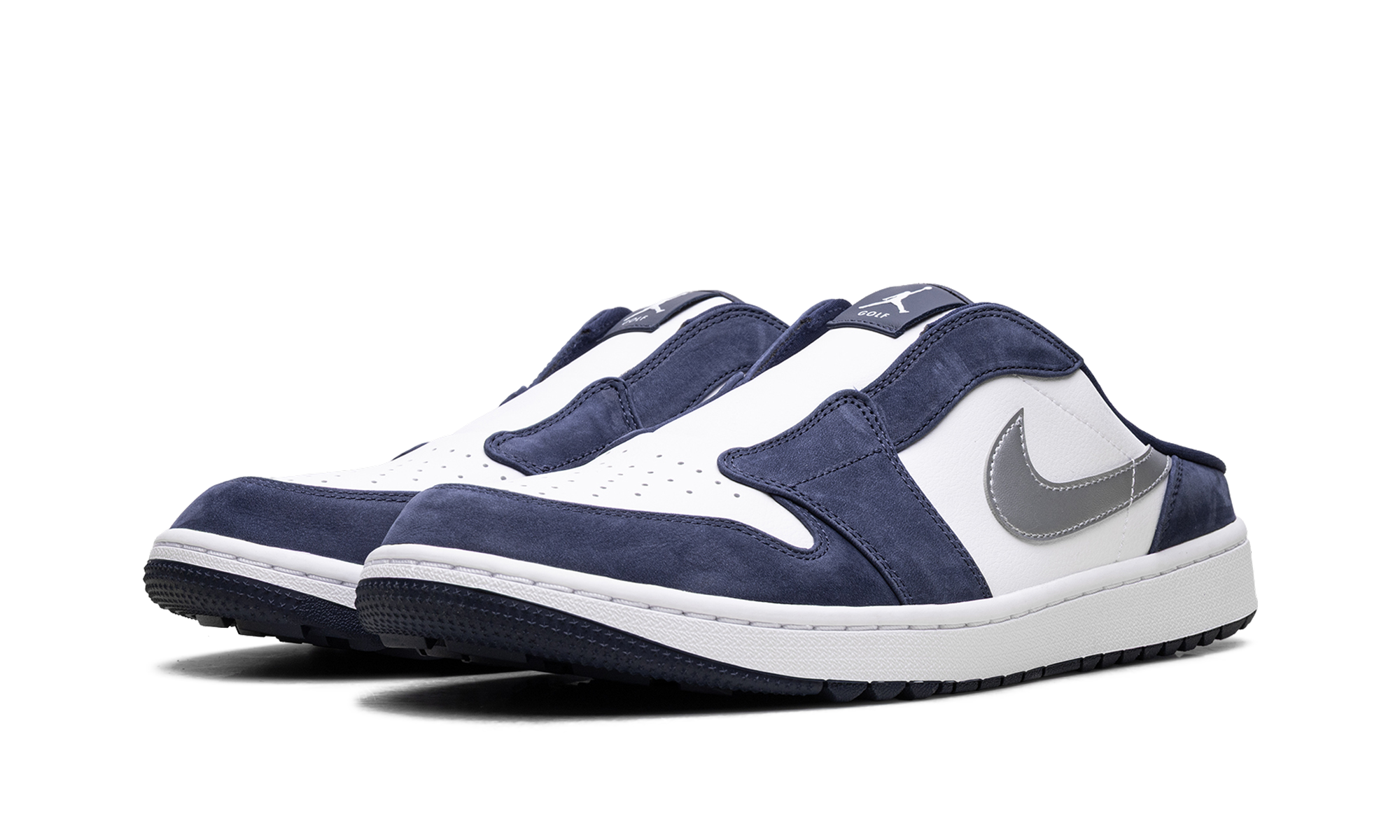 jordan 1 mule golf midnight navy+FJ1214-102+diagnol left view