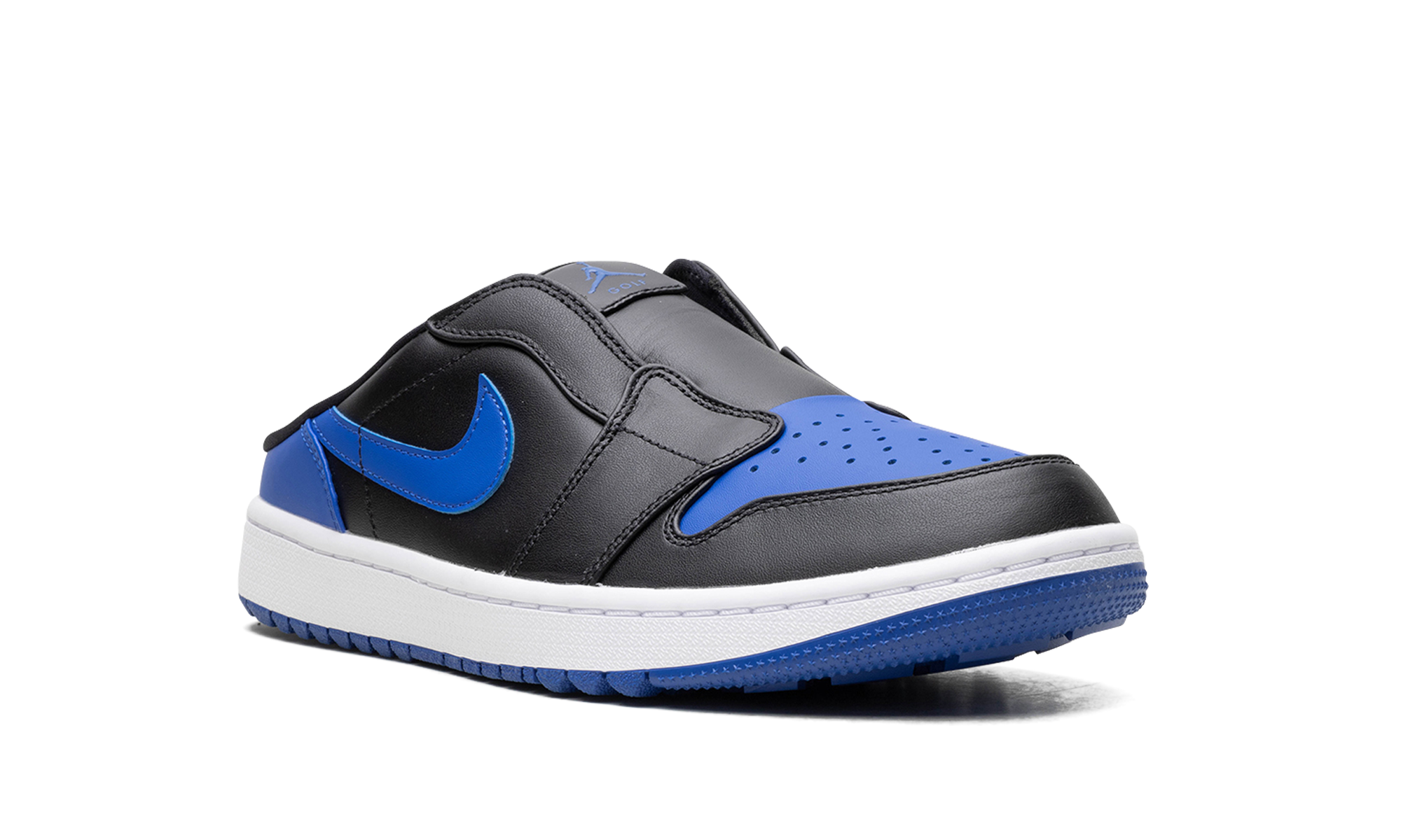 jordan 1 mule golf royal+FJ1214-002+diagnol right view