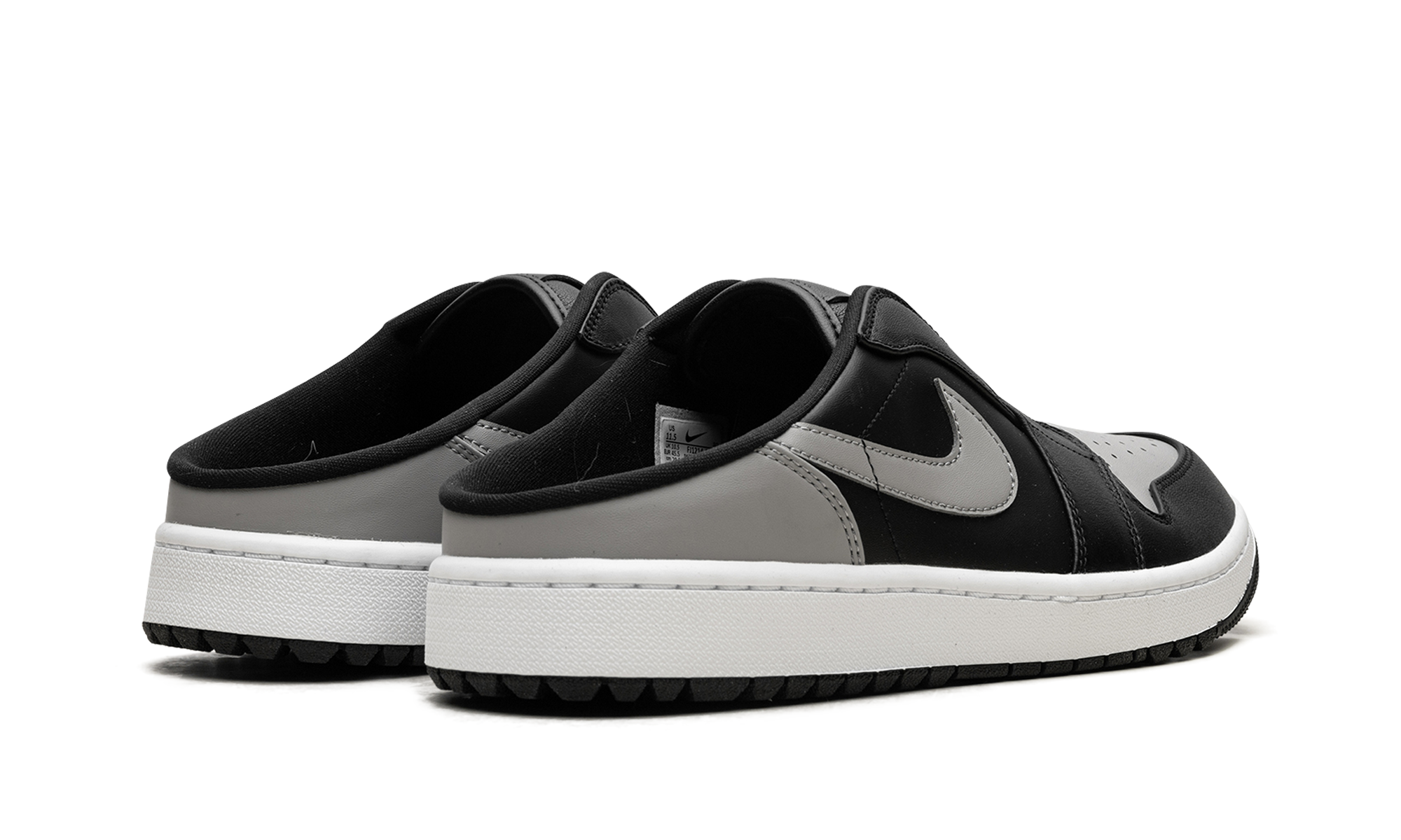 jordan 1 mule golf shadow+FJ1214-003+diagnol right behind view