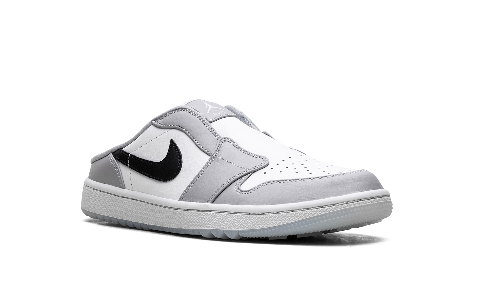 jordan 1 mule golf wolf grey+FJ1214-004+diagnol right view