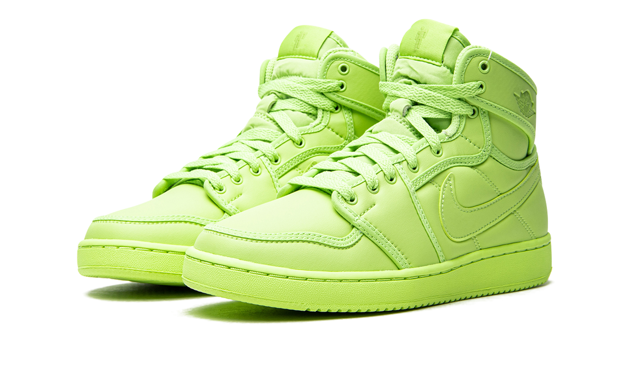 jordan 1 retro ajko billie eilish ghost green women s+DN2857-330+diagnol left view