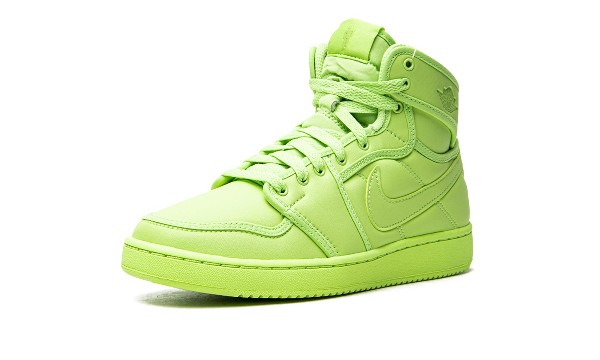 jordan 1 retro ajko billie eilish ghost green women s+DN2857-330+left diagnol single view