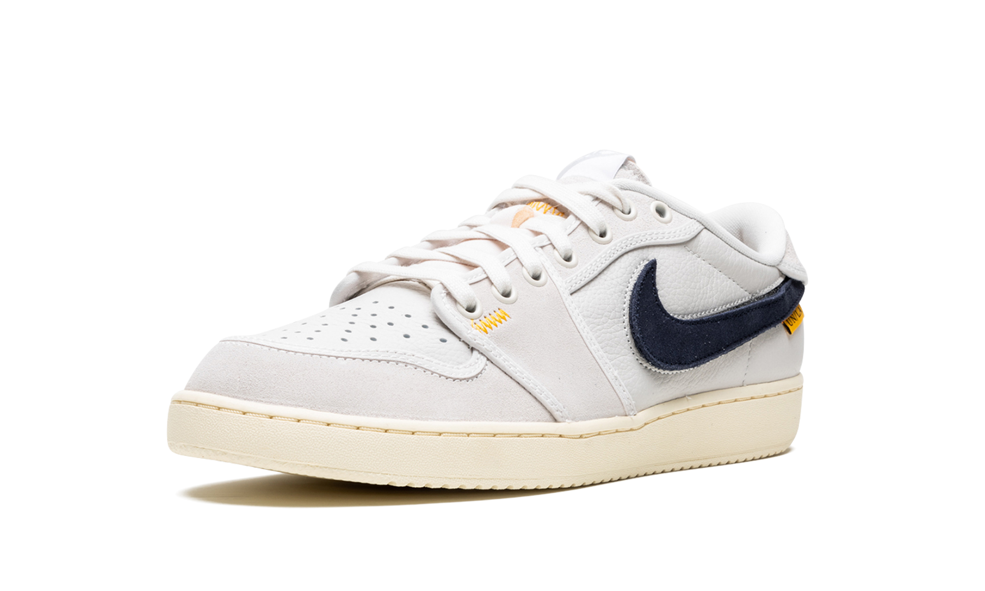 jordan 1 retro ajko low sp union sail leather+DZ4864-100+left diagnol single view